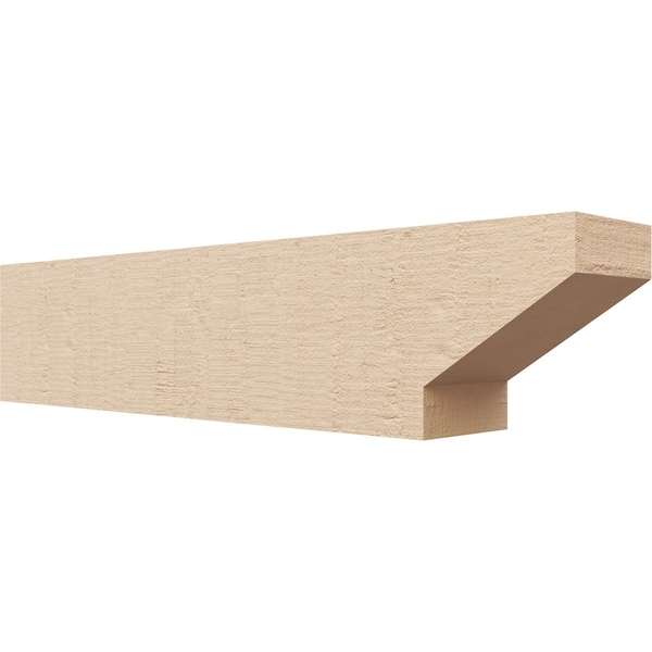 Ekena Millwork 6in. W x 8in. H x 36in. L Clemmons Woodgrain TimberThane Rafter Tail, Primed Tan RFTUR06X08X36CLERCPR - main